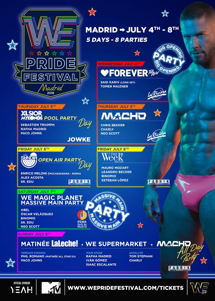 We Pride Madrid 2018, GayPV