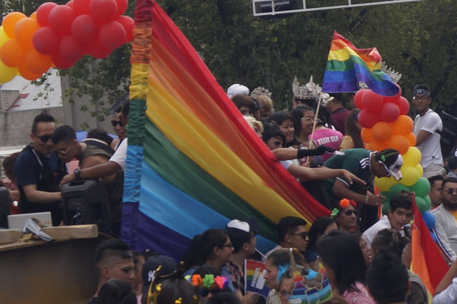 mexico city Pride flag
