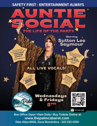 Sutton Lee Seymour Auntie Social The Palm Cabaret 2020