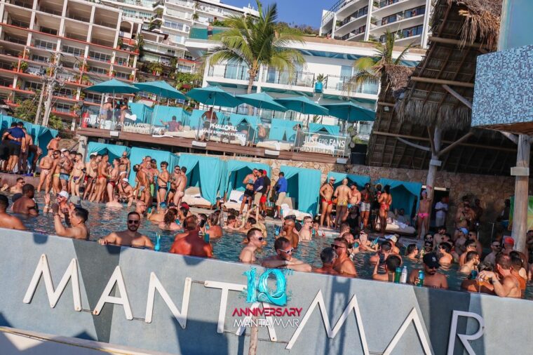 DJ pool parties Mantamar beach club