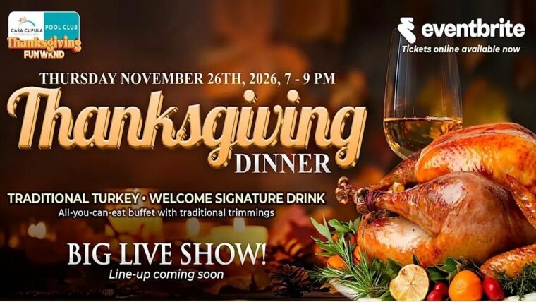 Thanksgiving 2026 pool club pv