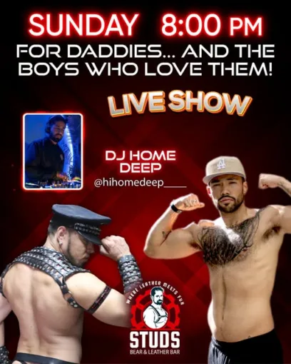 Sunday Daddies Night At Studs