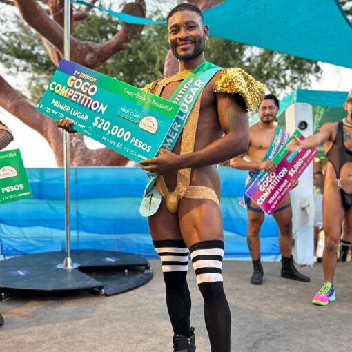 Eddy Poledancer Winner Casa Cupula Go Go Competition