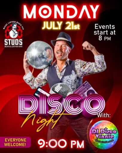 Monday Disco Night Studs