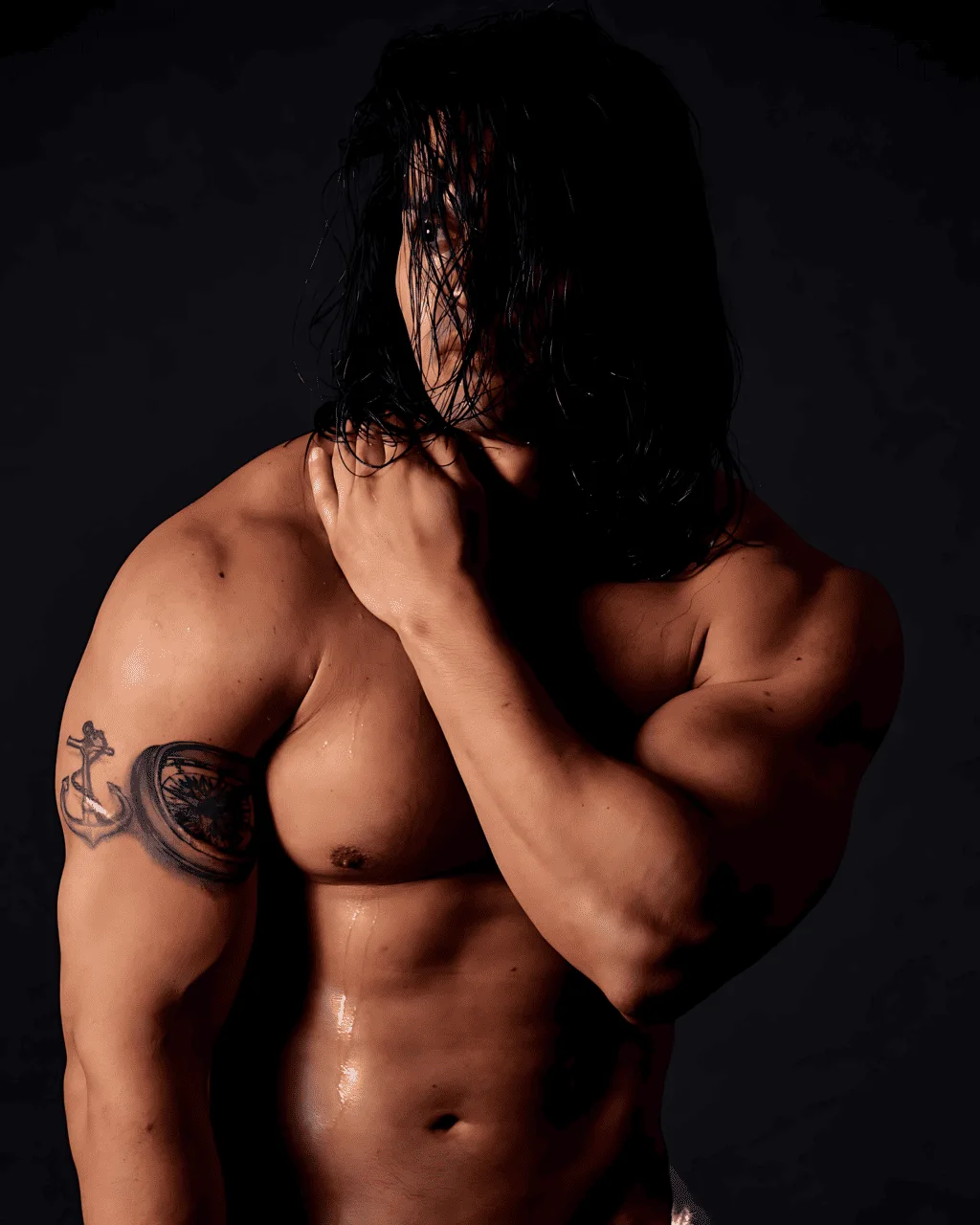 Loui Olivera model and Mr Universe 2014