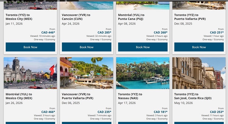 Canadian Airlines Black Friday 2025 Puerto Vallarta Discounts