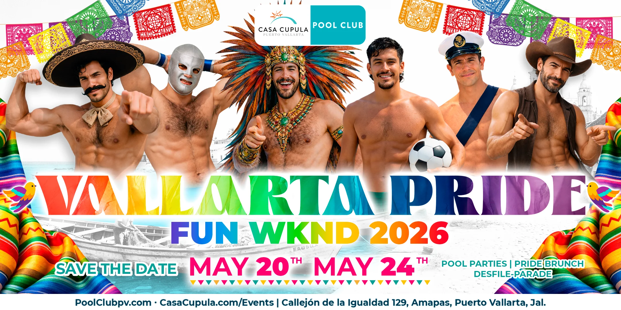 Vallarta Pride 2026 Pool Club