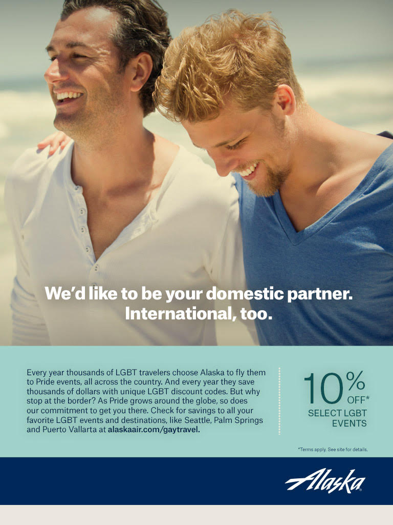 Alaska Airlines ad vallarta pride 2016