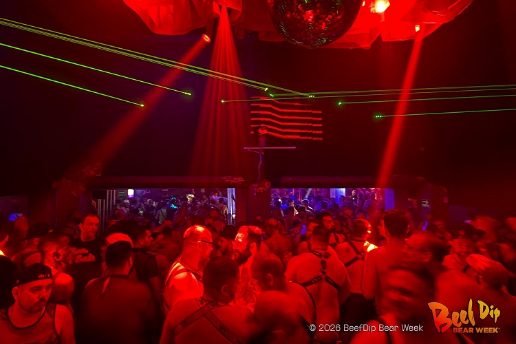 BeefDip Bear Week theme night at CC Slaughters nightclub, Puerto Vallarta
